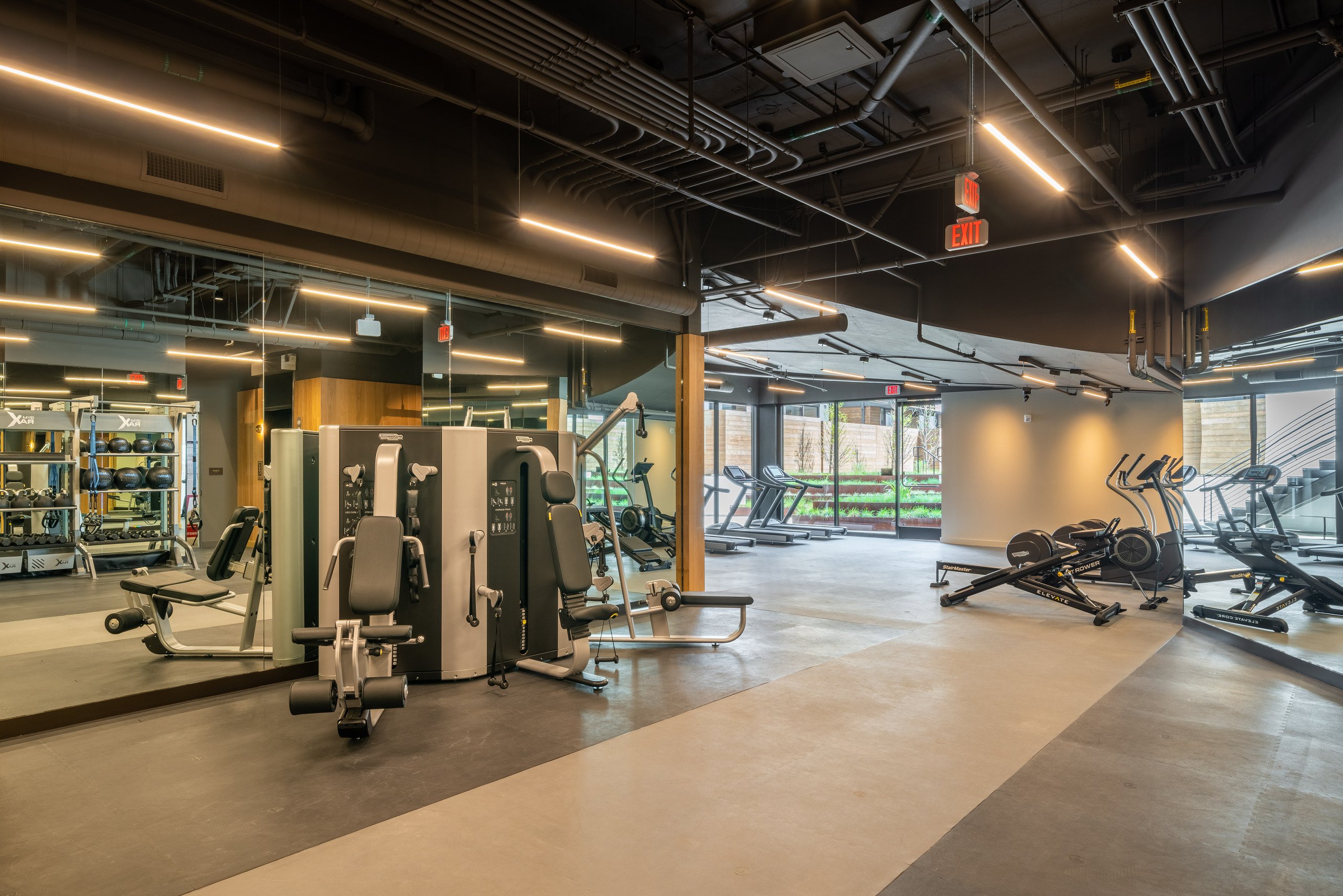 A photo of the Fitness Center at The Harland
